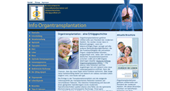Desktop Screenshot of bgv-transplantation.de