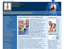 Tablet Screenshot of bgv-transplantation.de